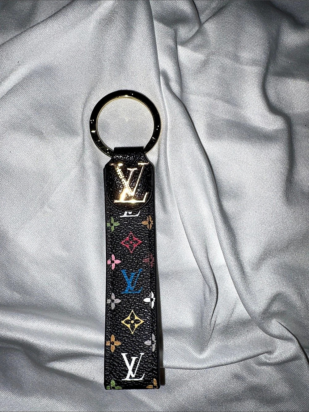 Inspired by Monogram Key Holder in Black & Multicolor